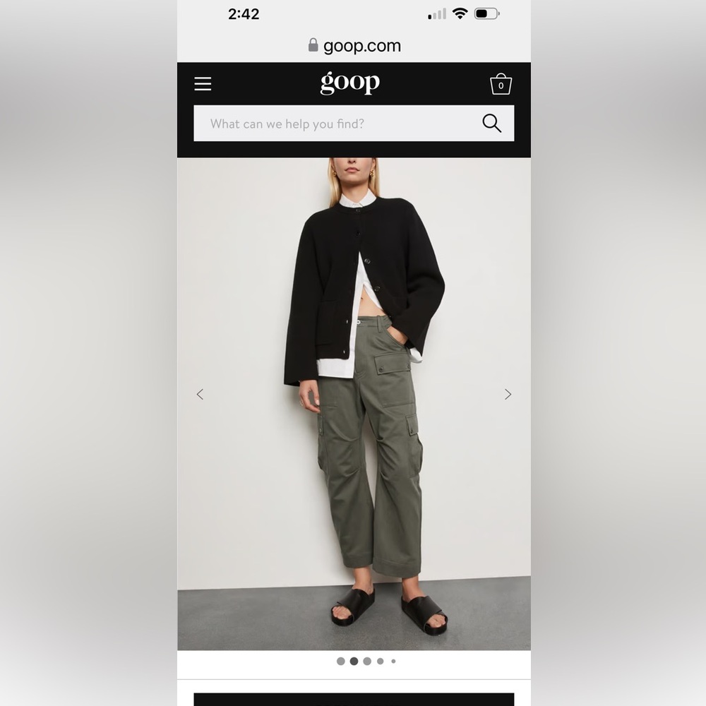 Jamie Haller Fatigue Pants in Olive